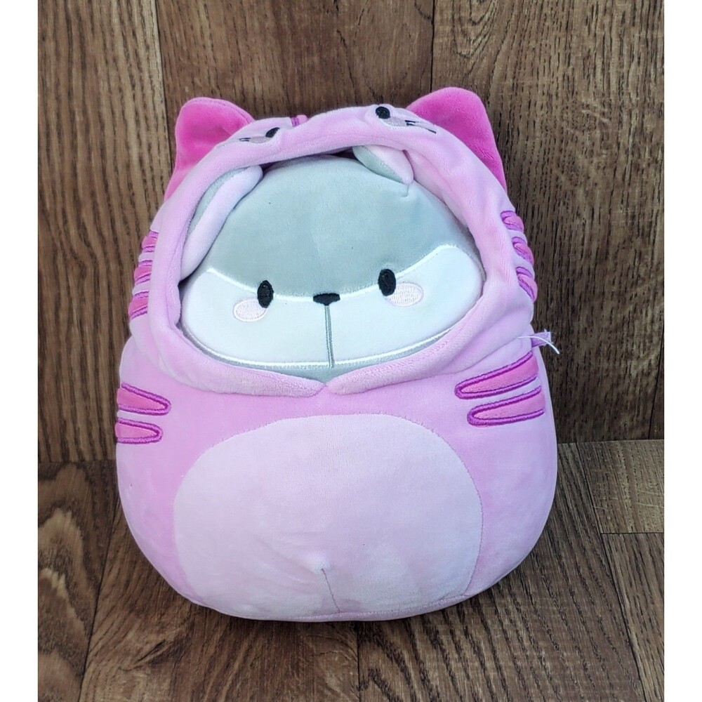 Squishmallows Fidalna Mouse in Pink Cat Costume 8" Plush 2021 Claire's Exclusive